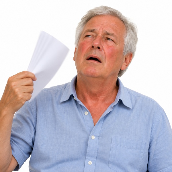 Hot flushes on hormone therapy for prostate cancer