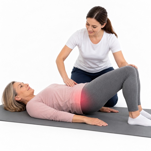 Pelvic-floor weakness and prolapse symptoms