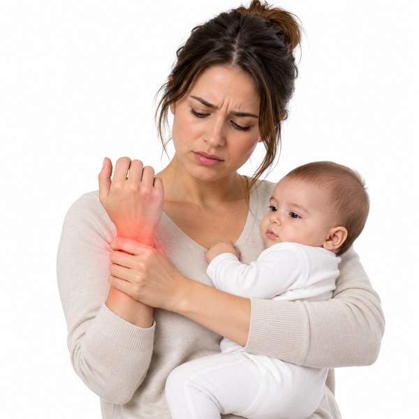 Postnatal back, neck and wrist pain